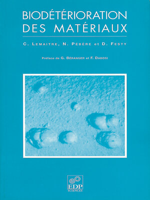 cover image of Biodétérioration des matériaux